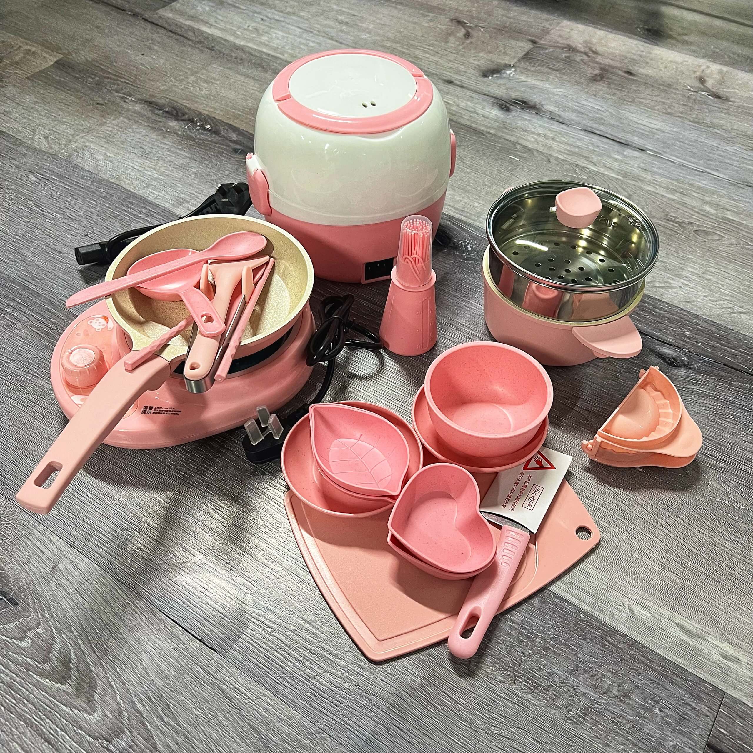 Bộ dụng cụ nấu ăn thật cho bé SET 32 - 41 món BABY PLAZA