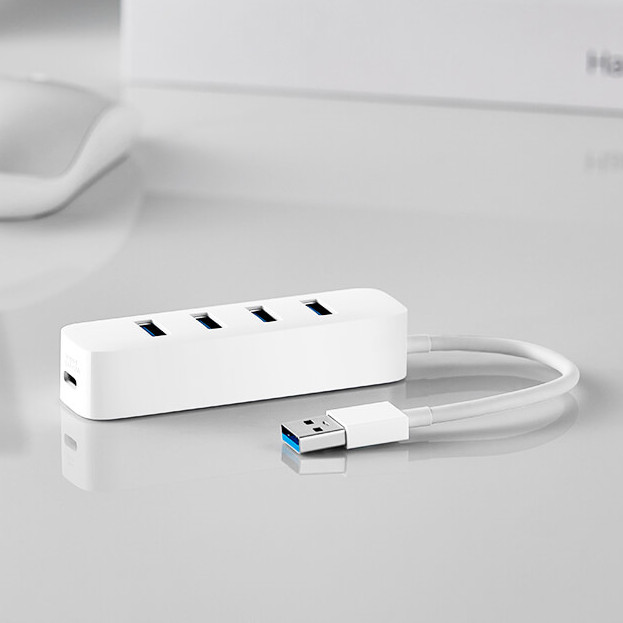 Hub Xiaomi 4 cổng USB 3.0 &amp; 1 cổng Type C - Hàng Nhập Khẩu