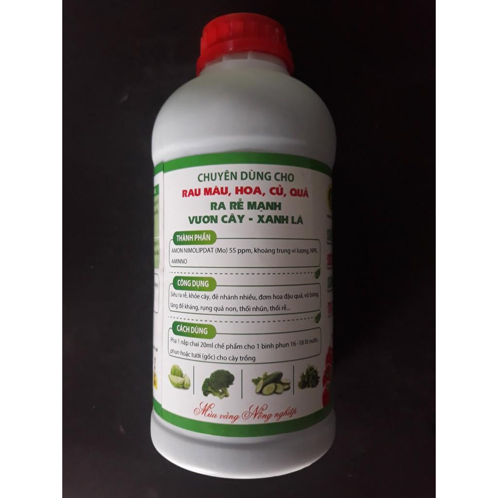 Phân tưới rễ Tảo Biển ra rễ, nảy mầm, sớm ra hoa đậu quả, to củ quả