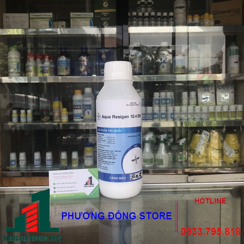 Thuốc diệt muỗi và côn trùng Aqua Resigen 10.4EW-1 lít