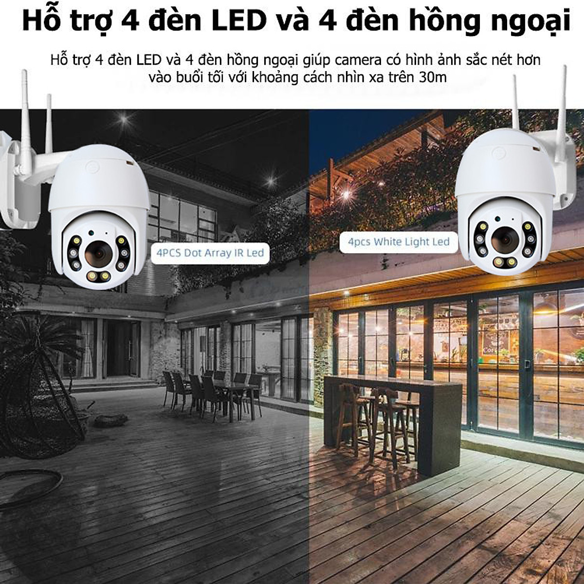 CAMERA WIFI YOOSEE C11, PTZ (10 LED) HÀNG NHẬP KHẨU