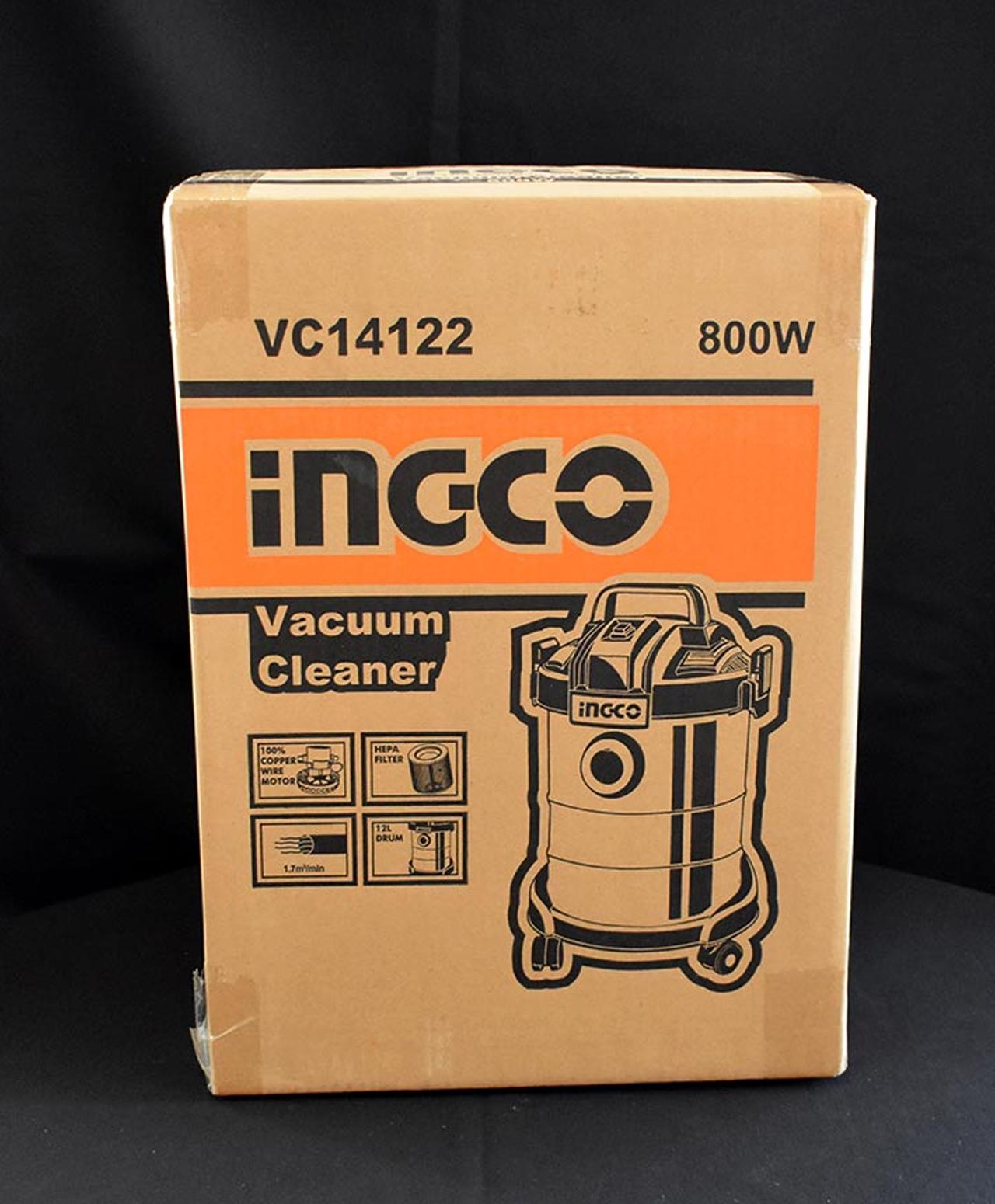 MÁY HÚT BỤI MÔ TƠ DÂY ĐỒNG  800W  INGCO VC14122 - HÀNG CHÍNH HÃNG