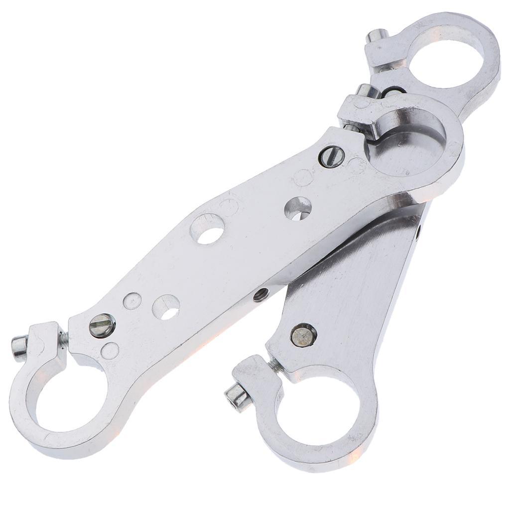 2X 2x 1'' Front Fork Top Triple Clamp Tree Upper