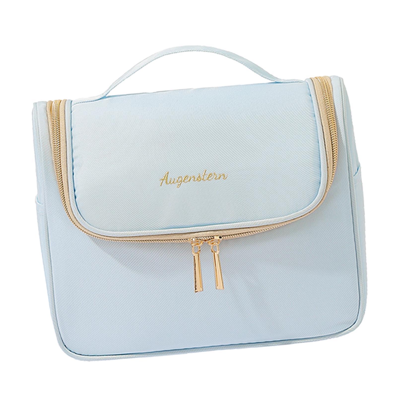 Toiletry Bag Portable Cosmetic Organizer Pouch for Bathroom Shower  Blue