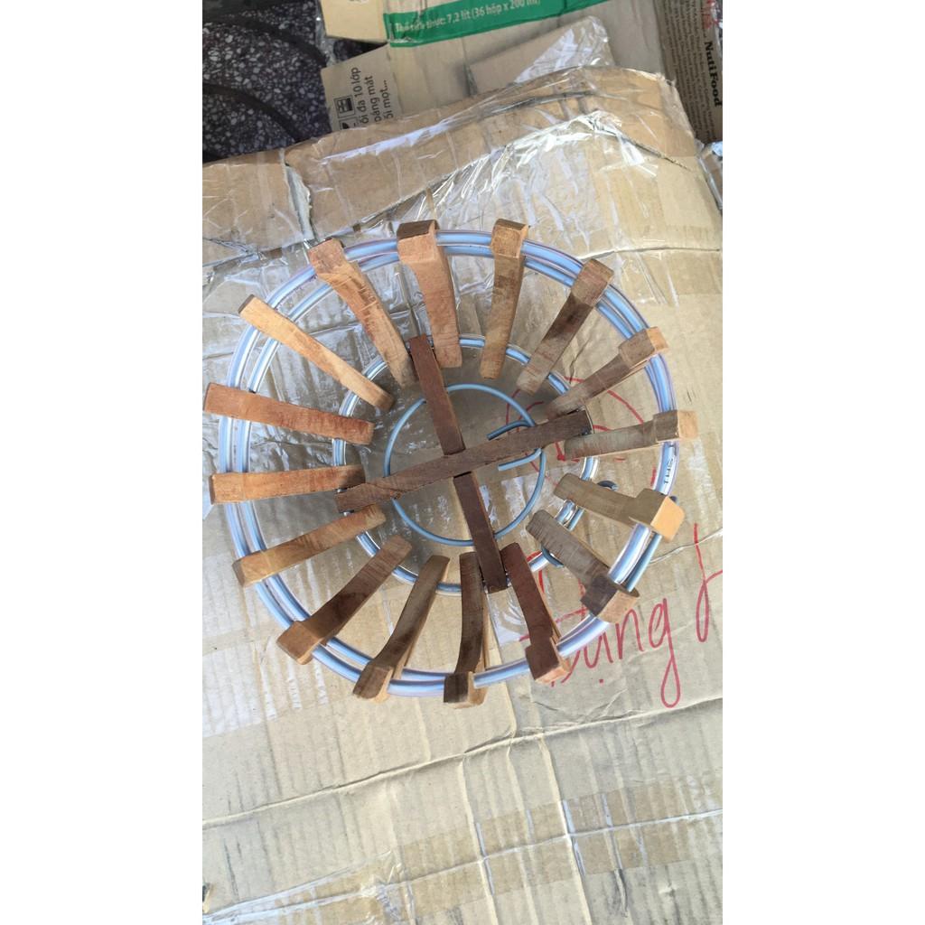 Chậu gỗ nghiến 20 cm 01 cái