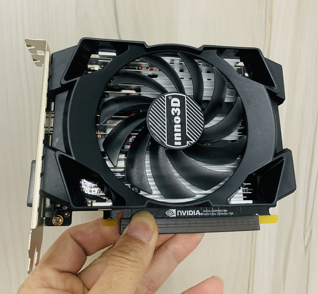 VGA (Cạc màn hình) VGA INNO3D GeForce GTX 1050 Ti Compact 4GB/1FAN (HÀNG CHÍNH HÃNG)