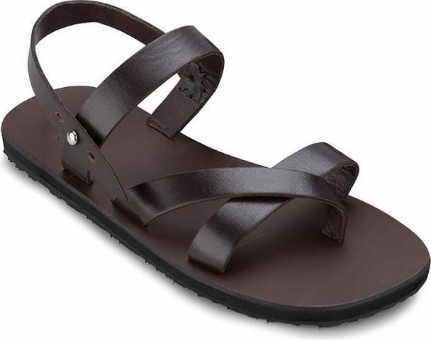 Giày Sandal Nam Quai Ngang Casual - Nâu (Size