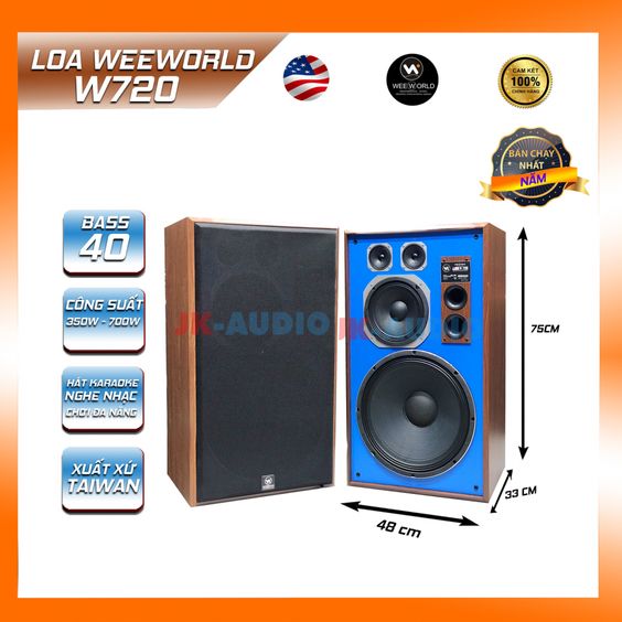 Loa Weeworld W720 Bass 40 HÀNG CHÍNH HÃNG