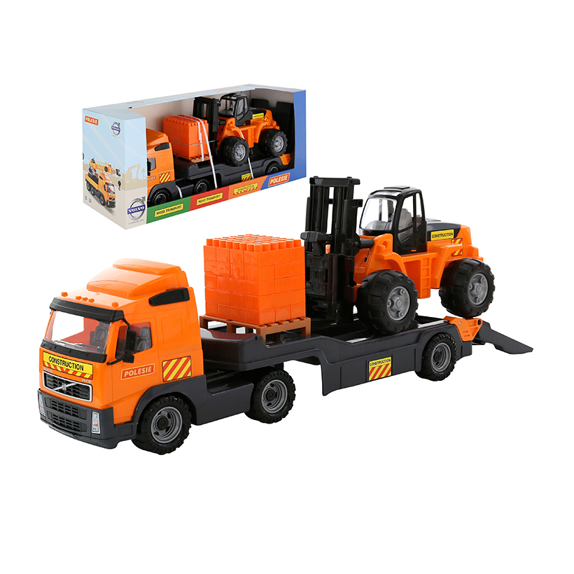 Xe tải kết hợp xe nâng đồ chơi PowerTruck – Polesie Toys