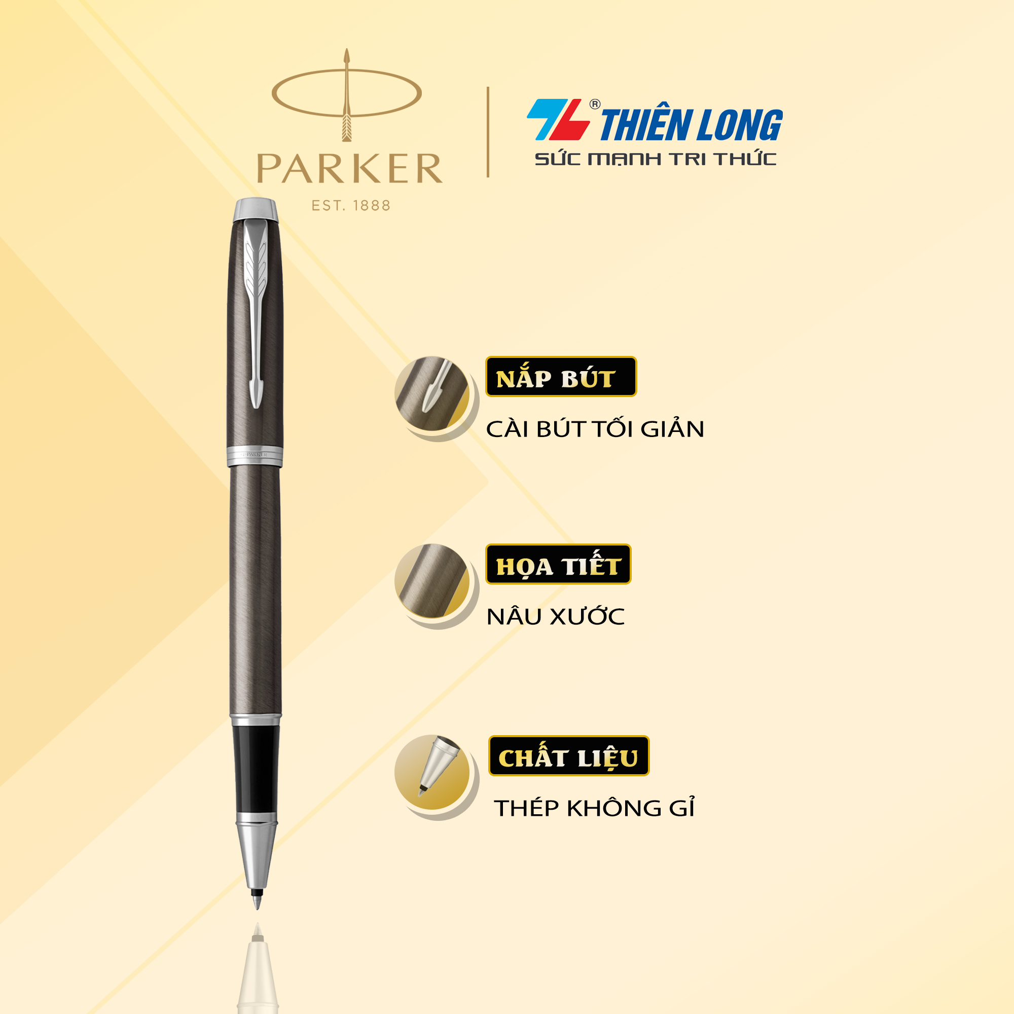 Bút lông bi cao cấp Parker IM X-DK ESPSO CT TB4-1975579