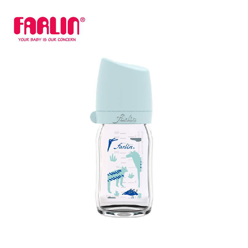 Bình Sữa Thủy Tinh Cổ Rộng City Bottle của FARLIN - Nam Phi - 160ml