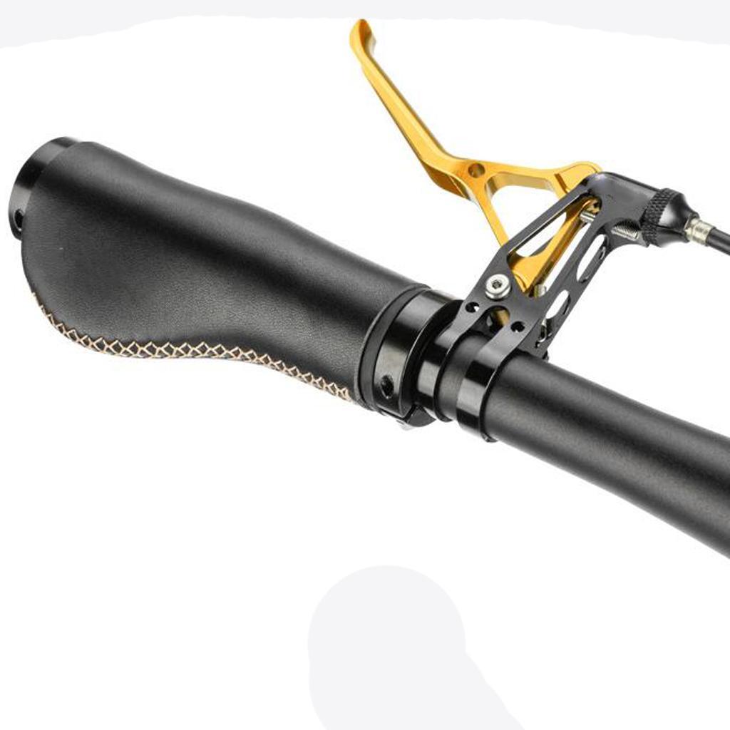 1 Pair Brake Lever, Handlebar Aluminium Alloy Bike Brakes Handle Universal 2.2cm , Road Bike, Mountain Bike