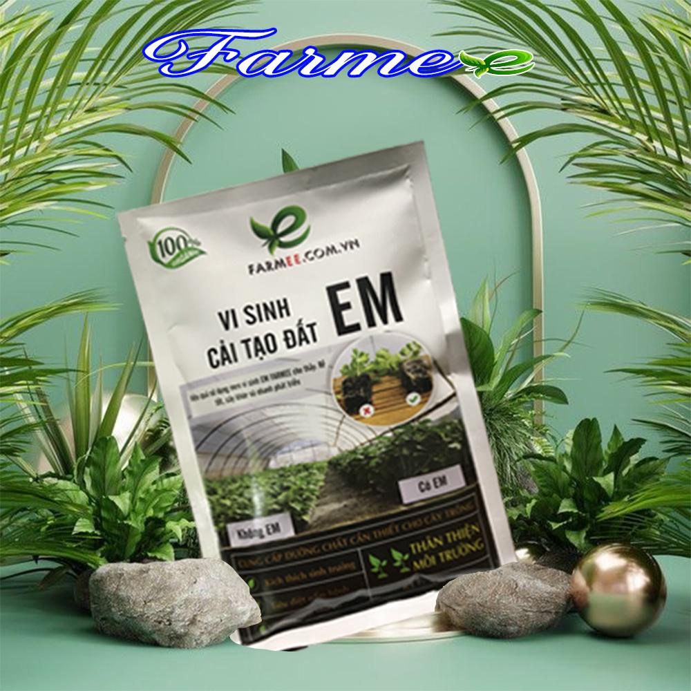 Vi sinh cải tạo đât EM farmee 10 gói 0.5 kg,Ủ phân hữu cơ, phòng trừ sâu bệnh