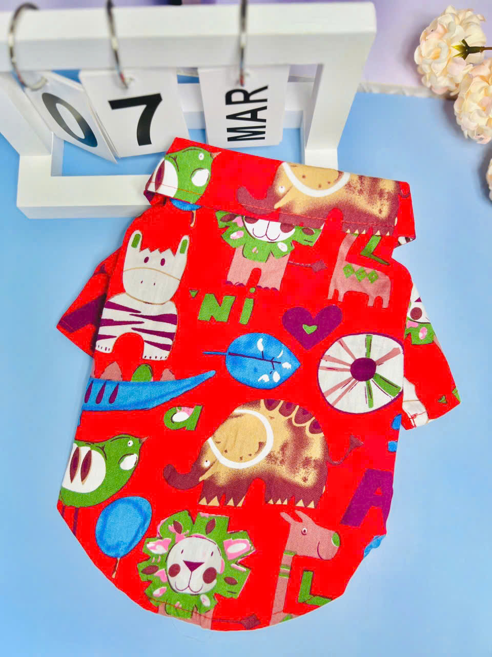 ÁO SƠ MI HOẠ TIẾT DỄ THƯƠNG TỪ 0.5-15KG DÀNH CHO THÚ CƯNG CHÓ MÈO