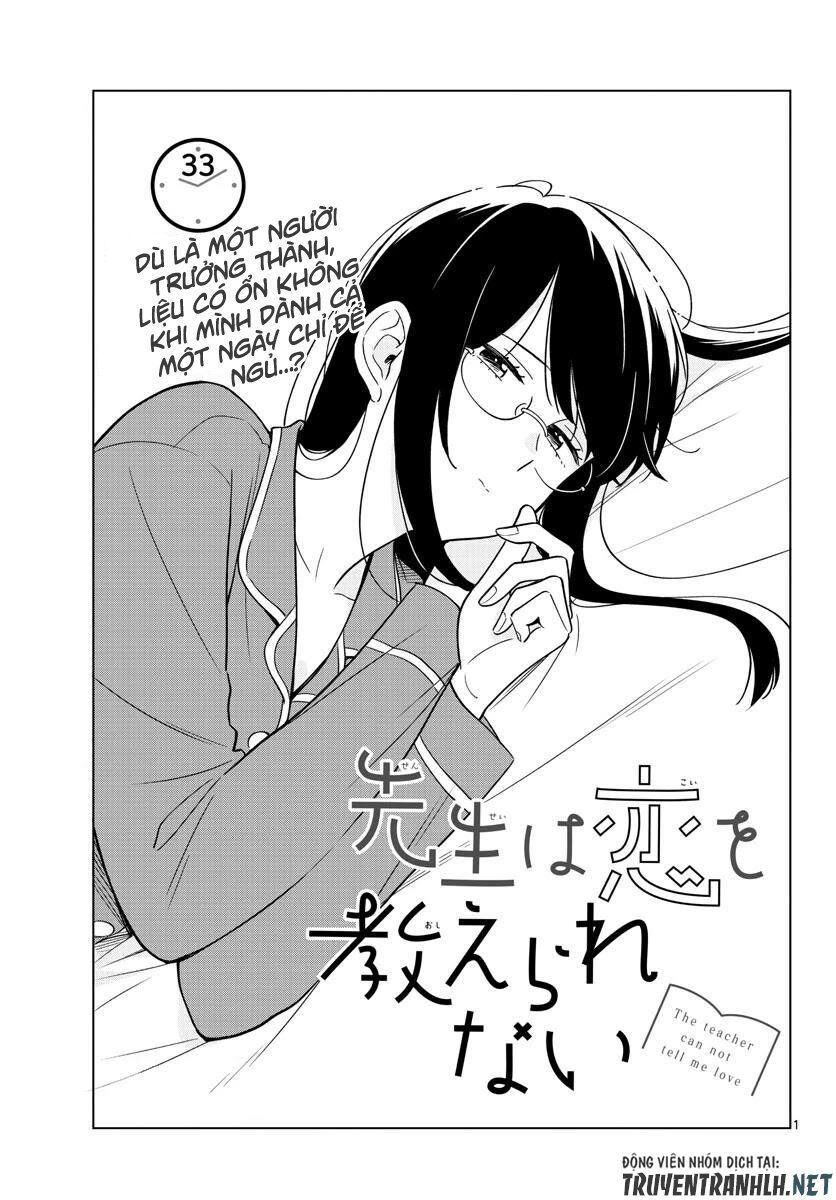 sensei wa koi o oshie rarenai chapter 33 1