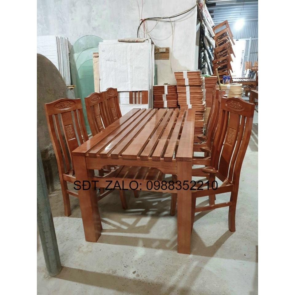 Bàn ăn gỗ xoan đào