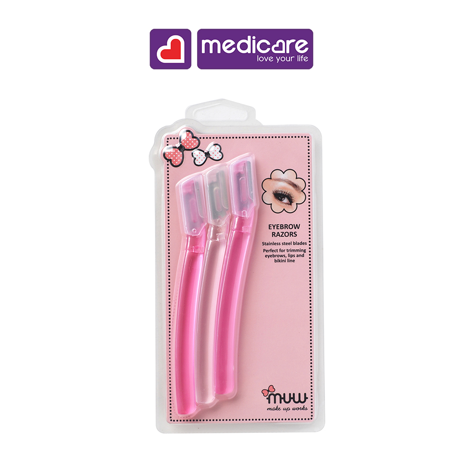 Dụng cụ cạo chân mày MUW (gói 3 cái)