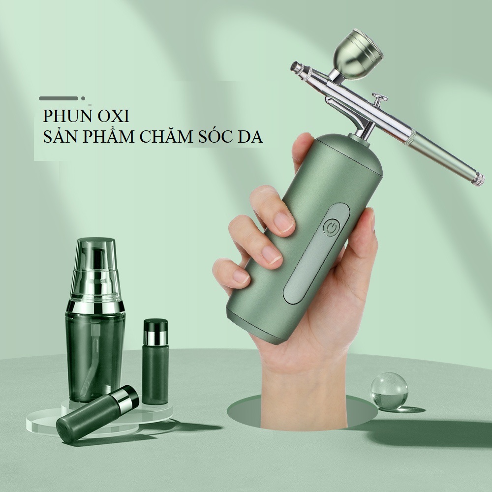 Máy phun Oxi Nano cầm tay áp suất cao Sothing, chăm sóc da, làm đẹp, cấp ẩm cho da- Hàng chính hãng