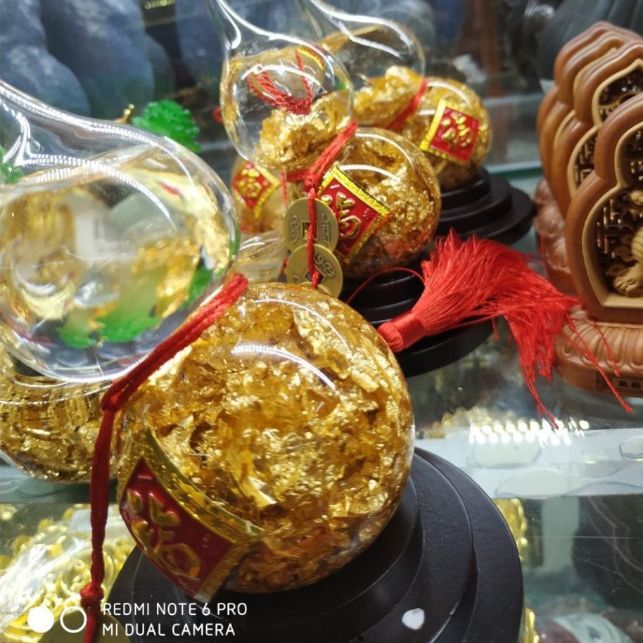 Hồ Lô vàng tài lộc + đồng tiền