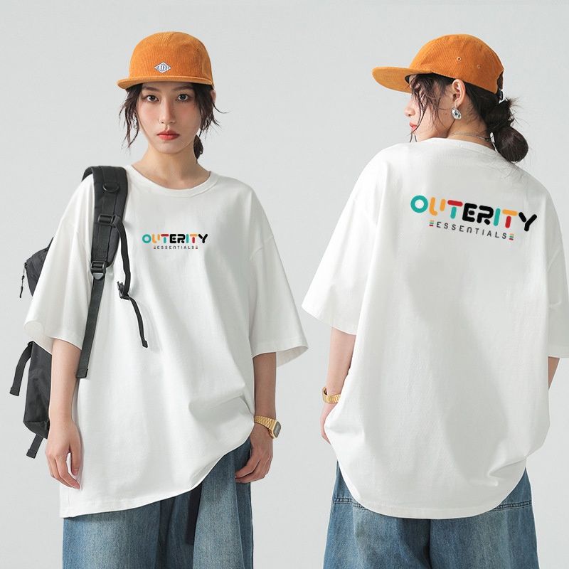 Áo Phông Nam Nữ Form Rộng Tay Lỡ Vải Cotton Mịn Mát - OUTERITY