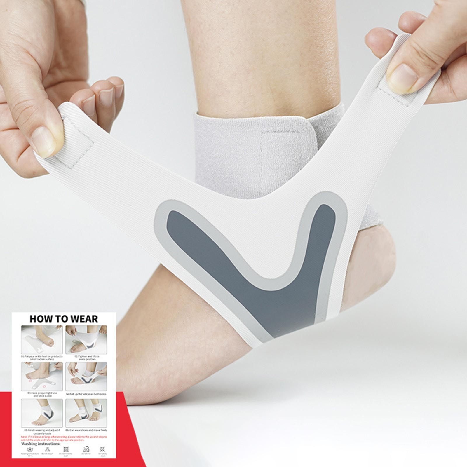 Adult Nylon Elastic Adjustable Fasciitis Gym Foot Wrap