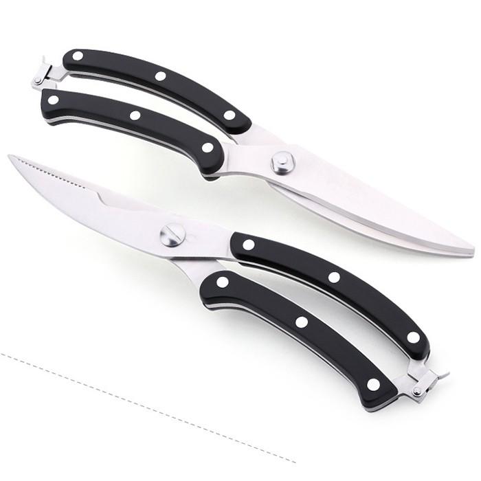 Kéo Cắt Gà Dài 25cm Bằng Thép Có Móc Gài Khóa