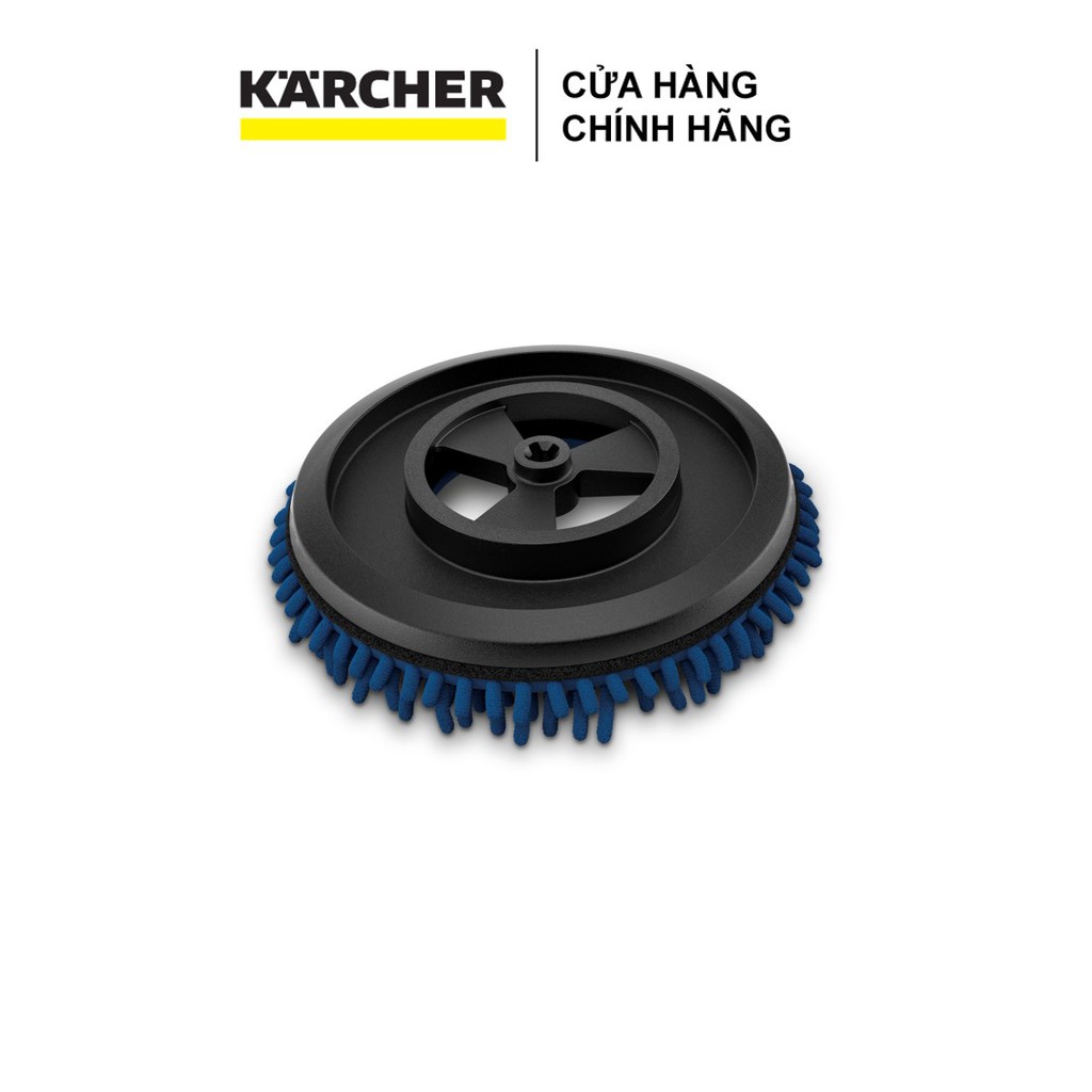 Đầu chải vải microfibre kết hợp bàn chải xoay Karcher WB để vệ sinh, làm sạch xe hơi, xe máy và kính