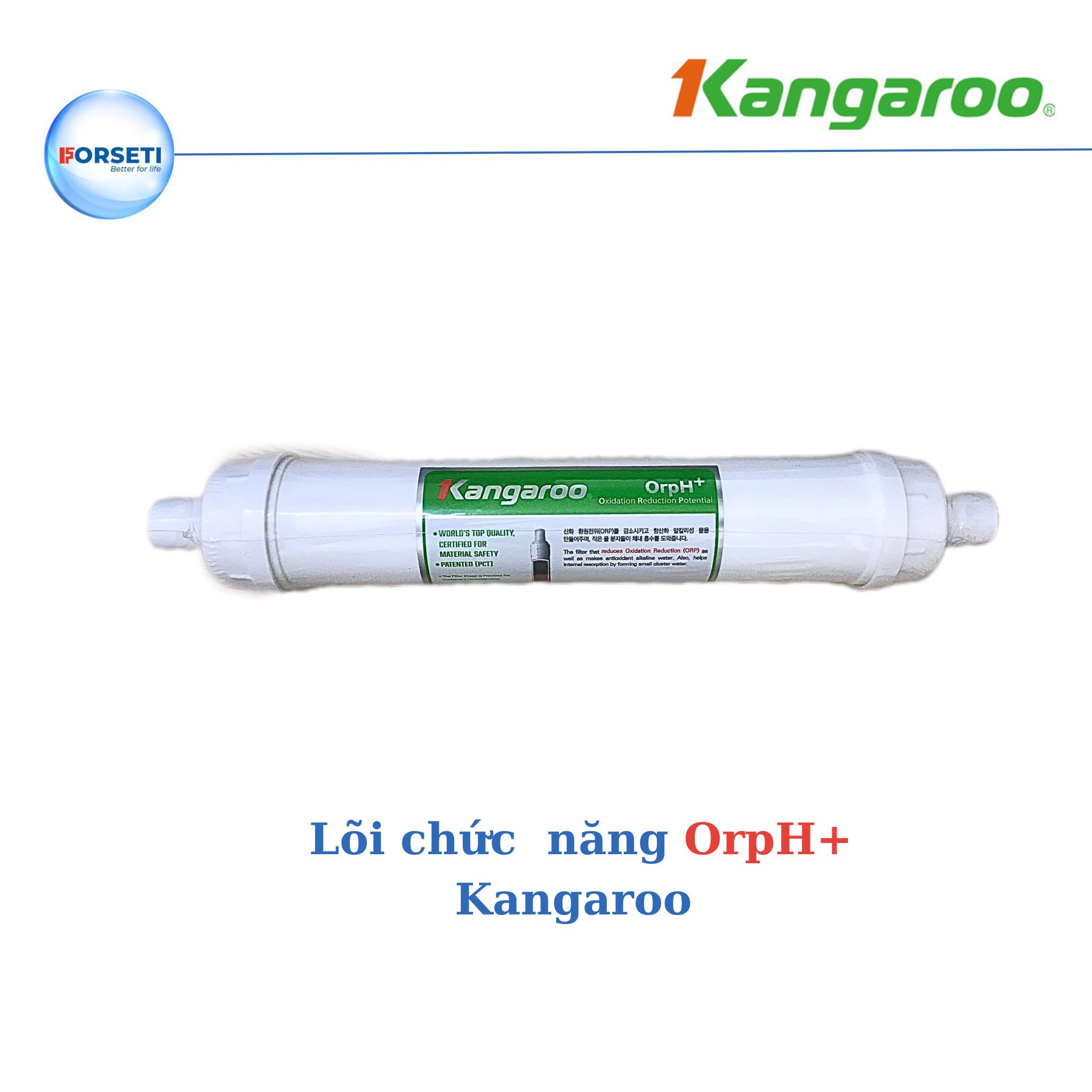 Lõi lọc Kangaroo lõi lọc số 6 - ORP Cartridge dùng cho máy lọc nước Kangaroo Hydrogen - Hàng chính hãng