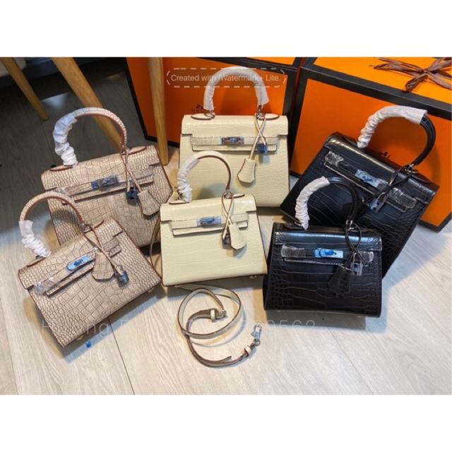 TÚI KELLY DA RẮN SIZE 20-25 KHÔNG HỘP