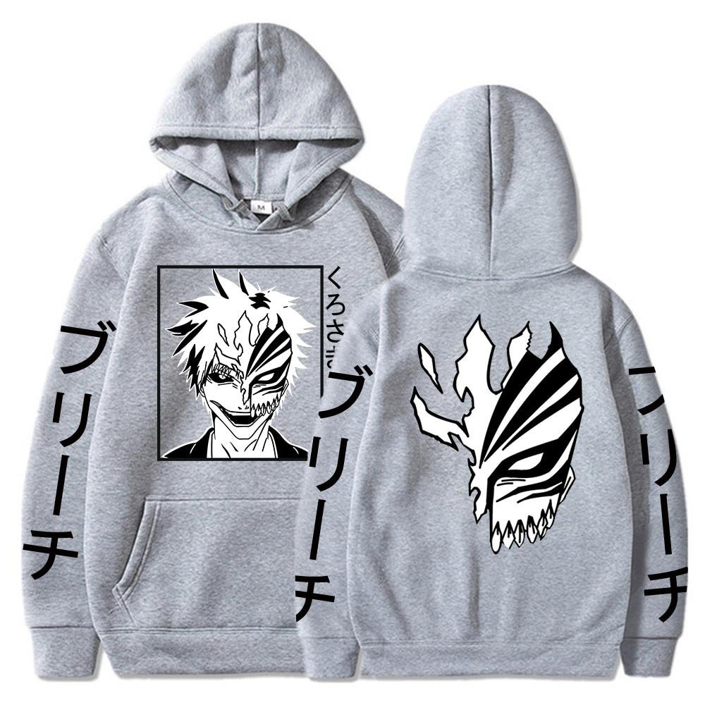 Áo hoodie Nam Anime Kurosaki Ichigo hoodie Nam Nữ có mũ trùm đầu