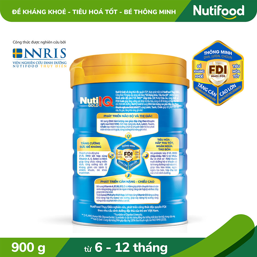 Sữa Bột Nuti IQ Gold 2