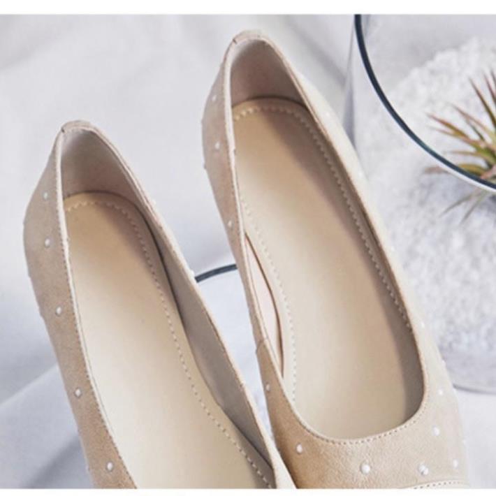 Giày búp bê nữ da bò 20550