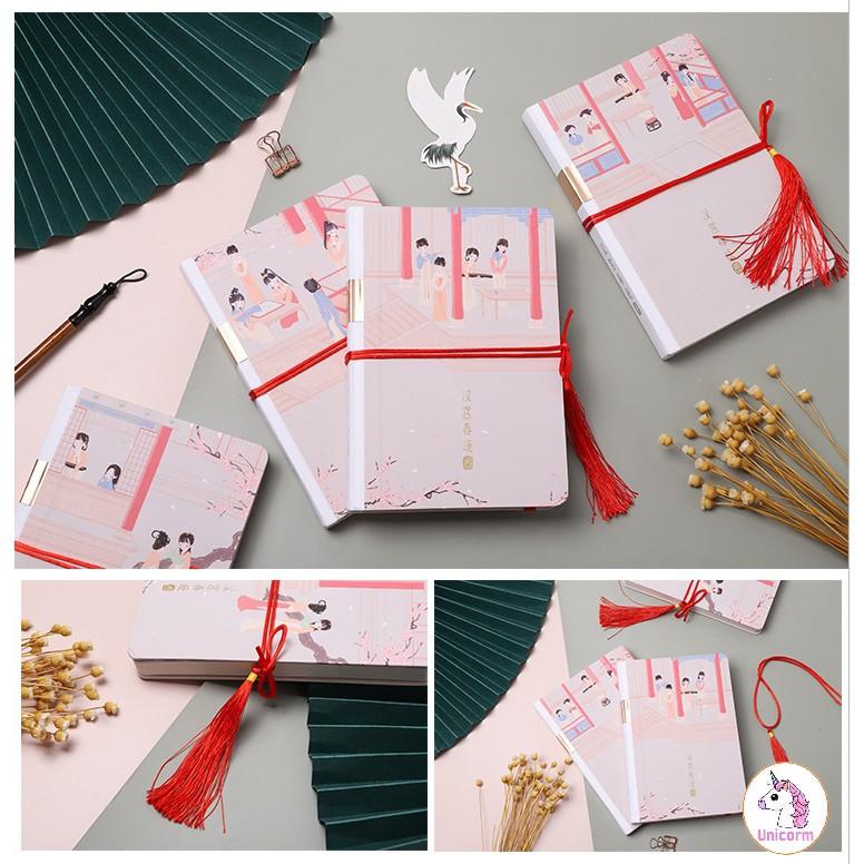 Sổ tay cổ trang - phong cách cổ điển - scrapbook siêu đẹp