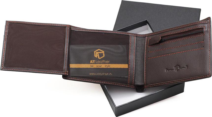 Ví Da Nam AT Leather 049 (11.5 x 9.5 cm)