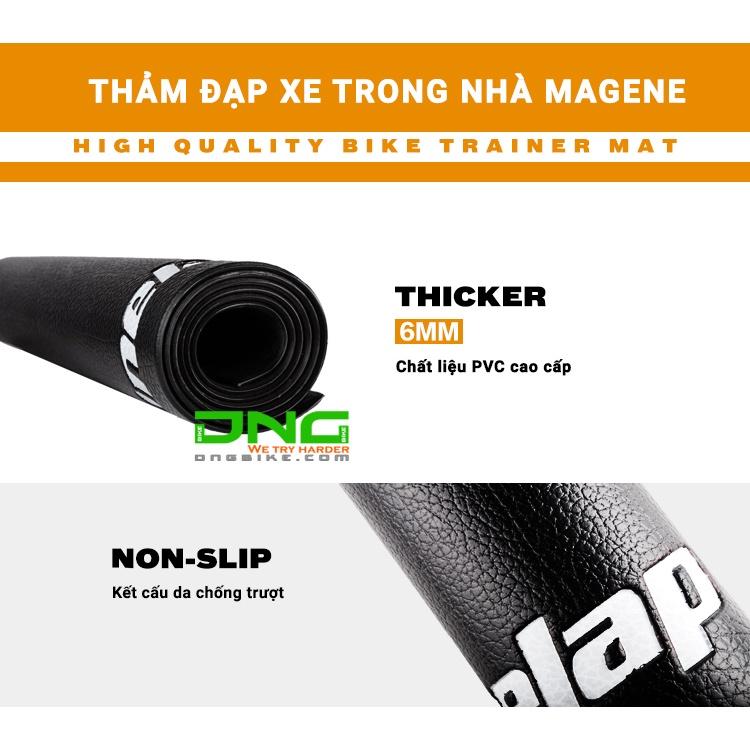 Thảm đạp xe trong nhà chống trượt MAGENE ONELAP 6MM PVC