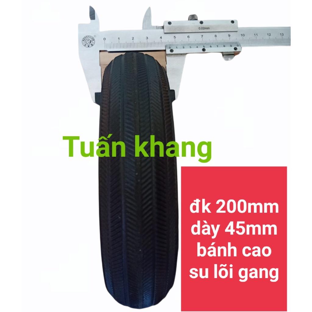 Bánh xe đẩy có vòng bi loại 125mm, 150mm,200mm