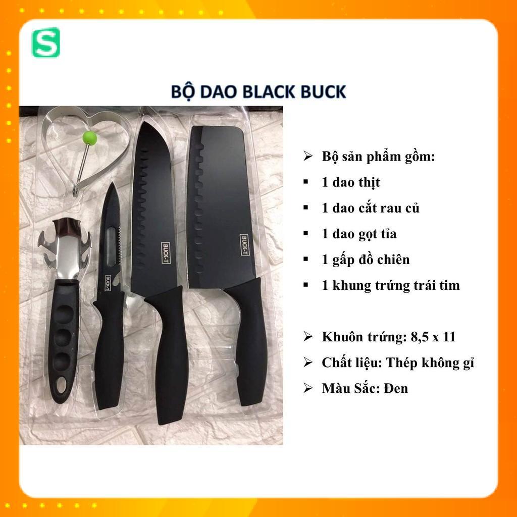 Bộ dao black buck, dao đẹp, sắc và lịch sự