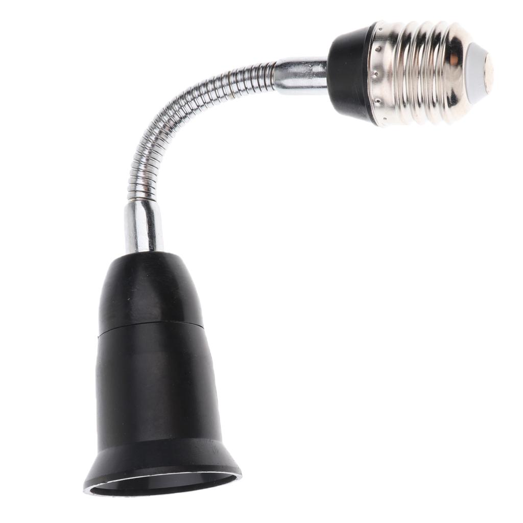 Adjustable Plastic LED Light Bulb Holder E27 Socket Extender Adapter