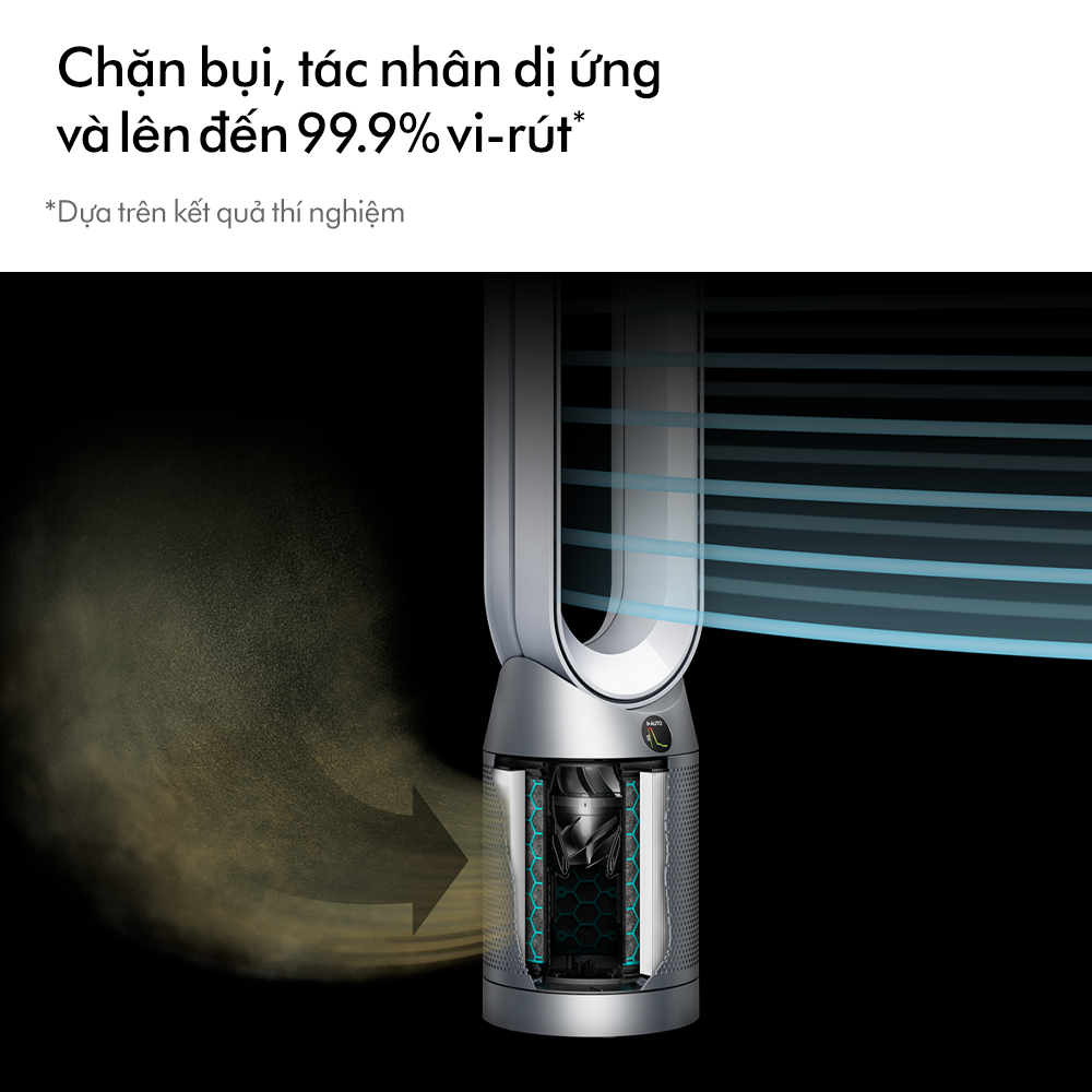 Quạt Không Cánh Lọc Không Khí Dyson Purifier Cool TP07, Máy Lọc Không Khí Với Bộ Lọc Hepa Loại 99% Vi Khuẩn, Bụi Mịn