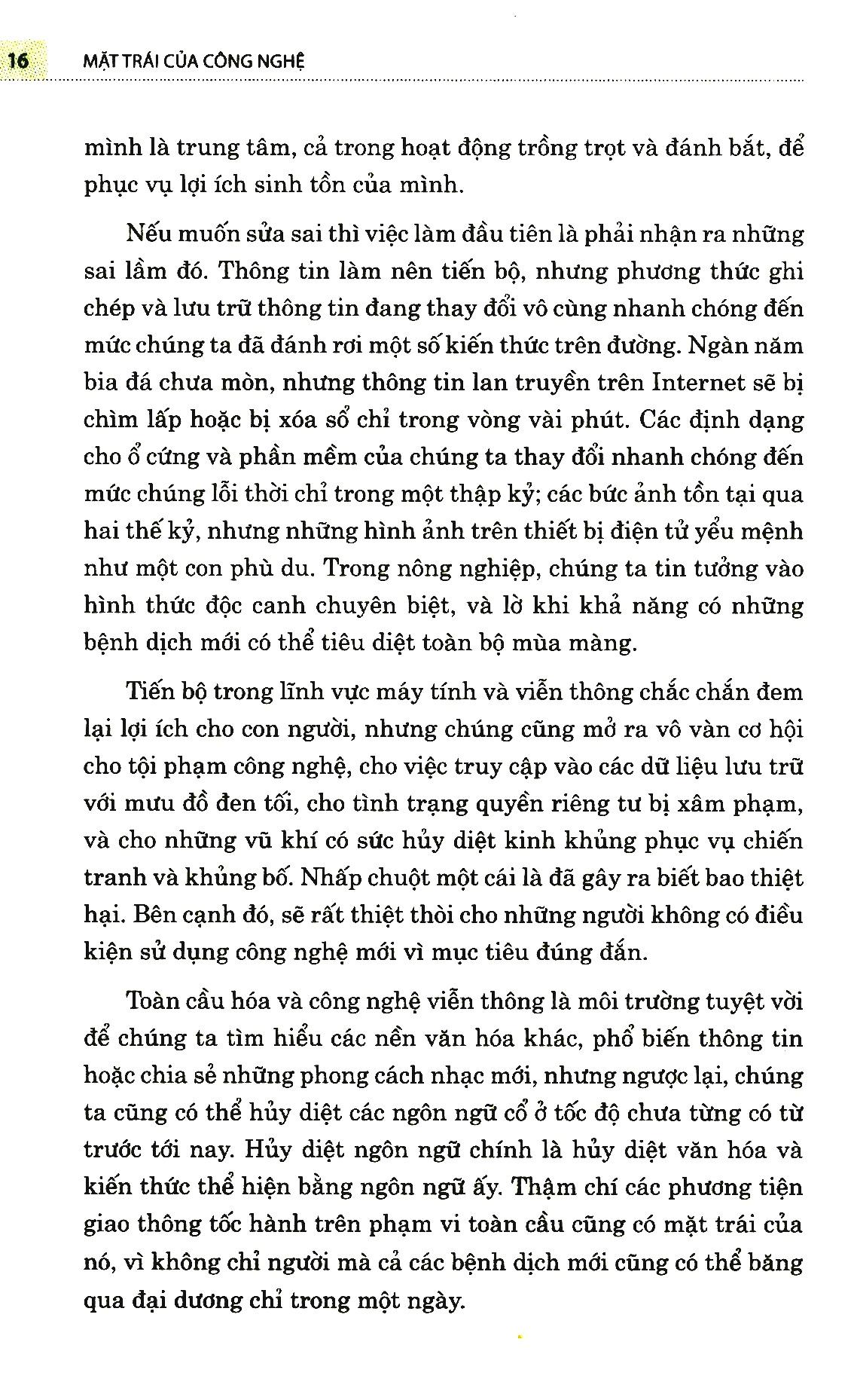 Mặt Trái Của Công Nghệ