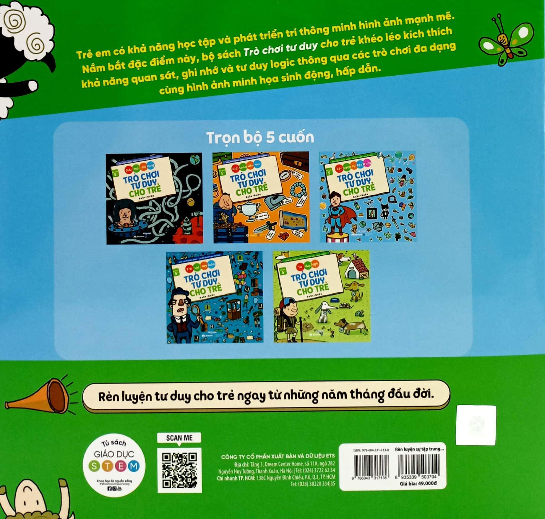 Rèn Luyện Sự Tập Trung - Trò Chơi Tư Duy Cho Trẻ