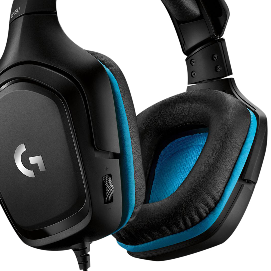 Tai Nghe Có Dây Chụp Tai Over-ear Logitech G431 7.1 Surround Gaming - Hàng Chính Hãng