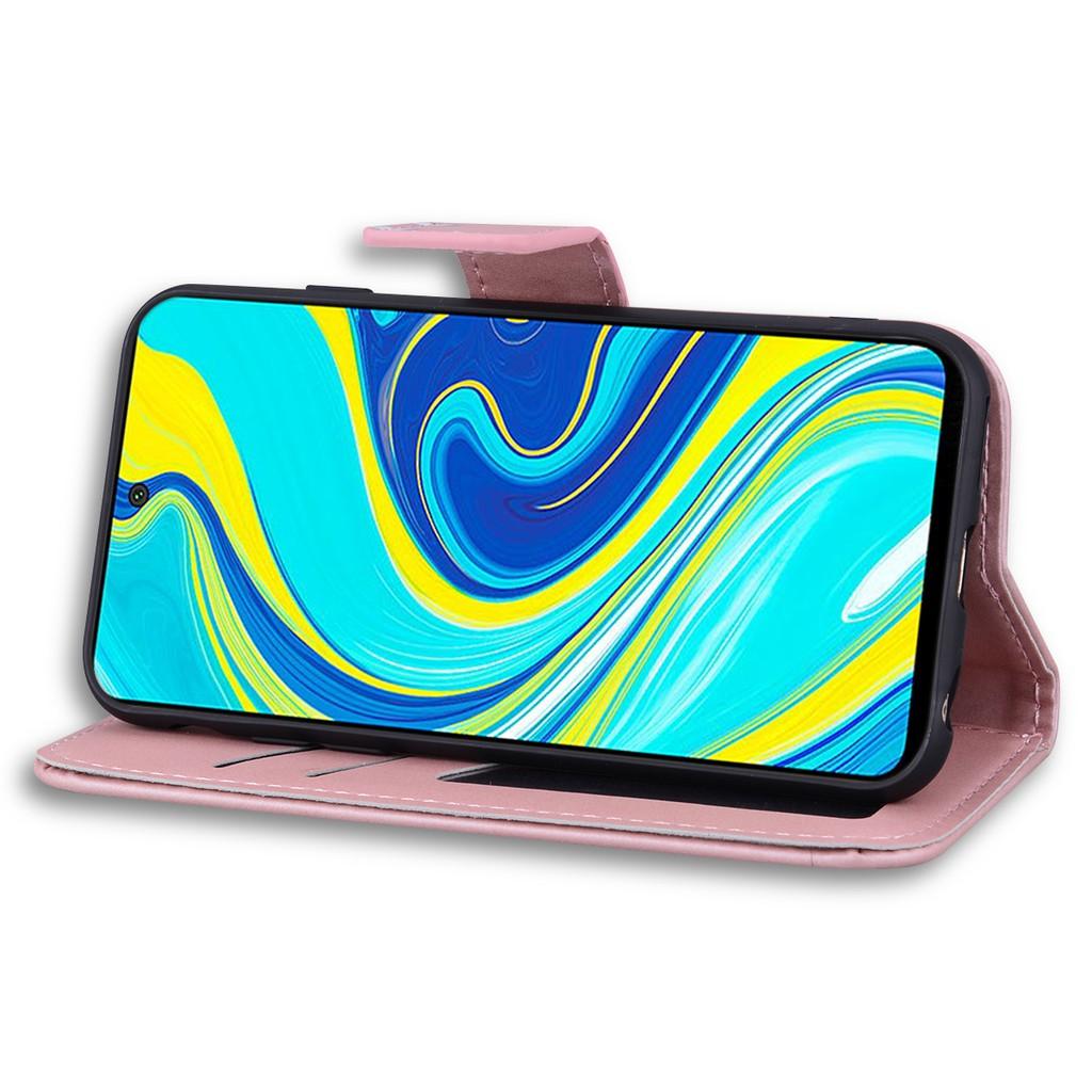 Ốp lưng điện thoại dạng ví da lật có ngăn đựng thẻ cho Xiaomi Redmi 9 9A 9C Note 9 Pro Max Note 9S Xiaomi Poco X3 Pro NFC