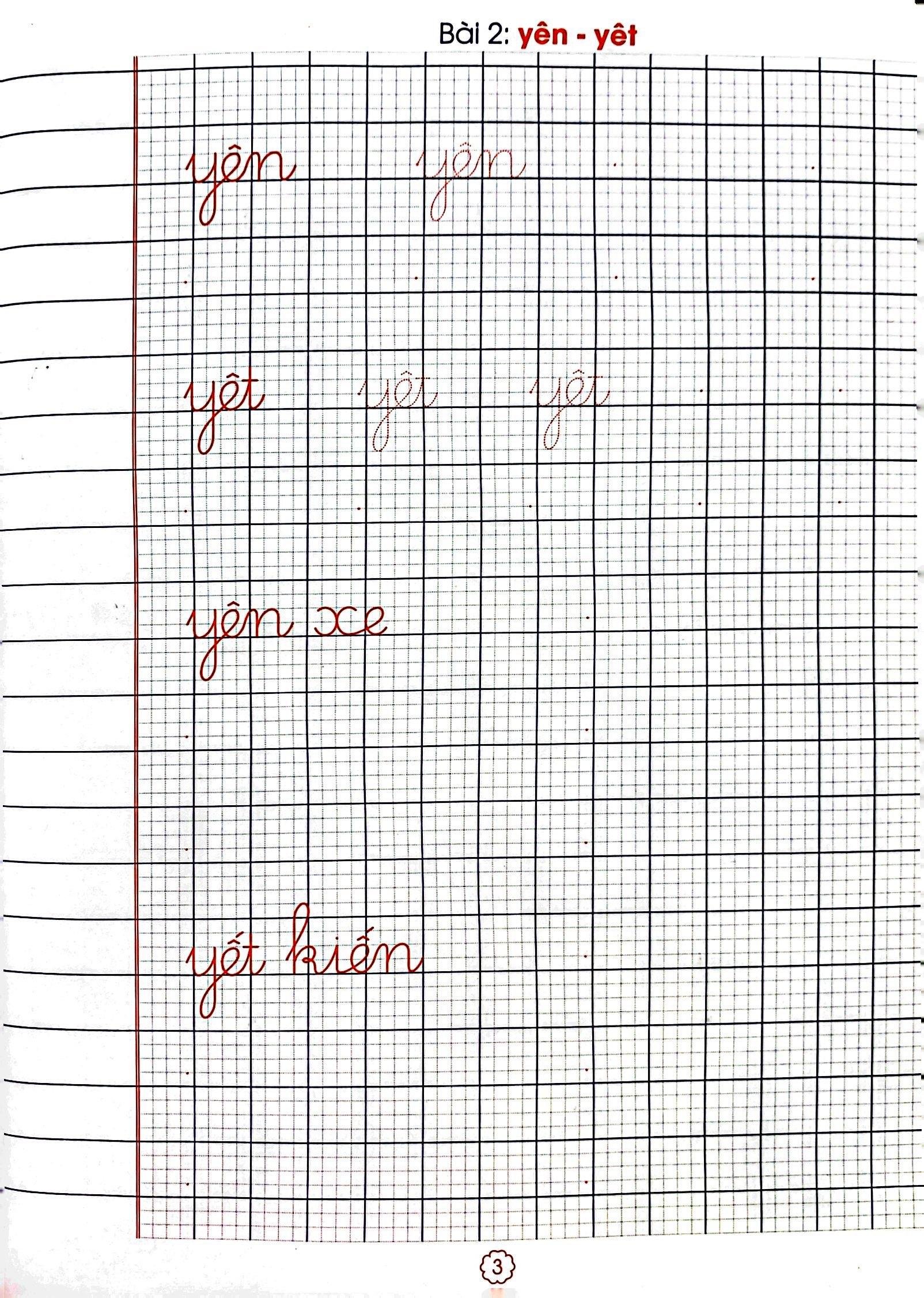 Vở Luyện Viết Lớp 1 - Quyển 3 (Cánh Diều)