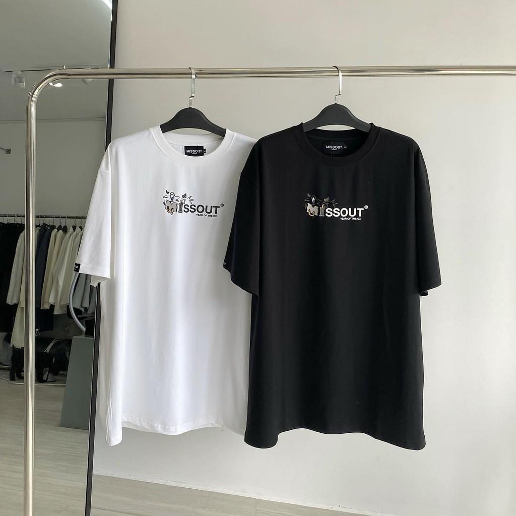 Áo thun YOTO TEE - Áo thun unisex form rộng tay lỡ MISSOUT bò sữa siêu hot năm Tân Sửu