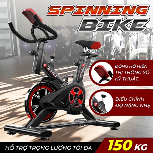 Xe đạp tập tại nhà thể dục thể thao, gym, fitness Spining Bike - giúp tăng cơ, giảm mỡ hiệu quả - TK-S303
