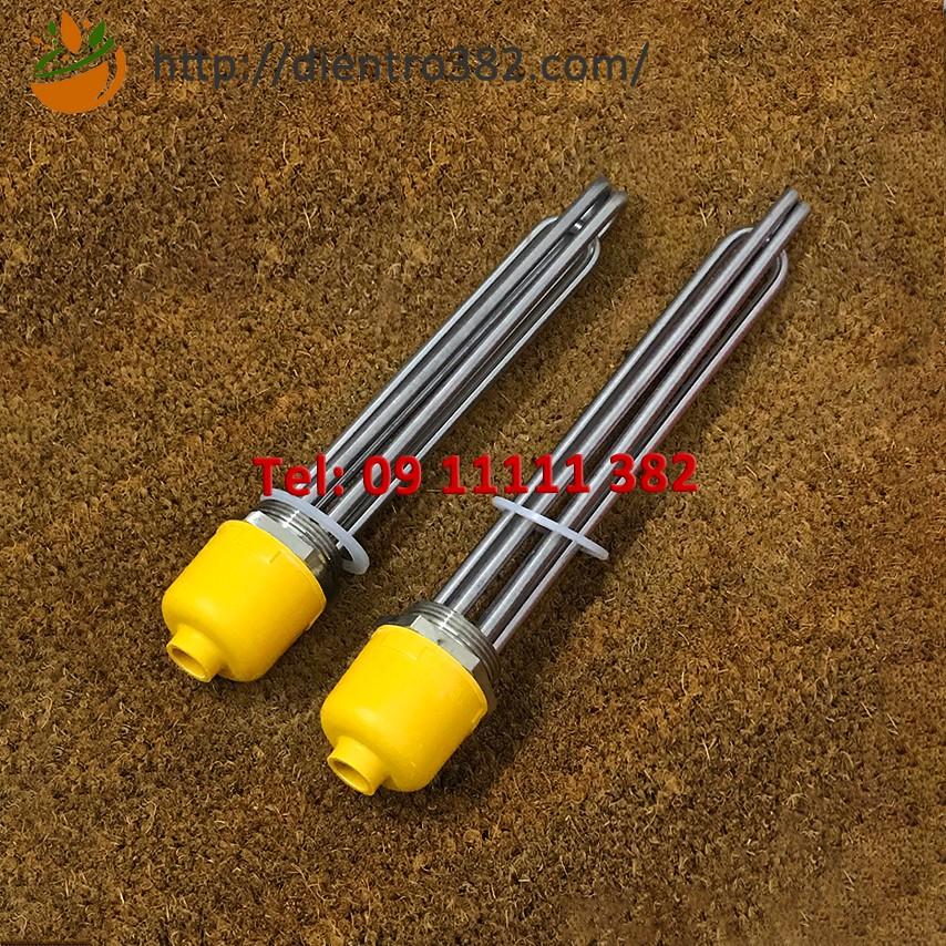 Thanh nhiệt phi 48, điện trở cục ren phi 48 inox 304 đun nước