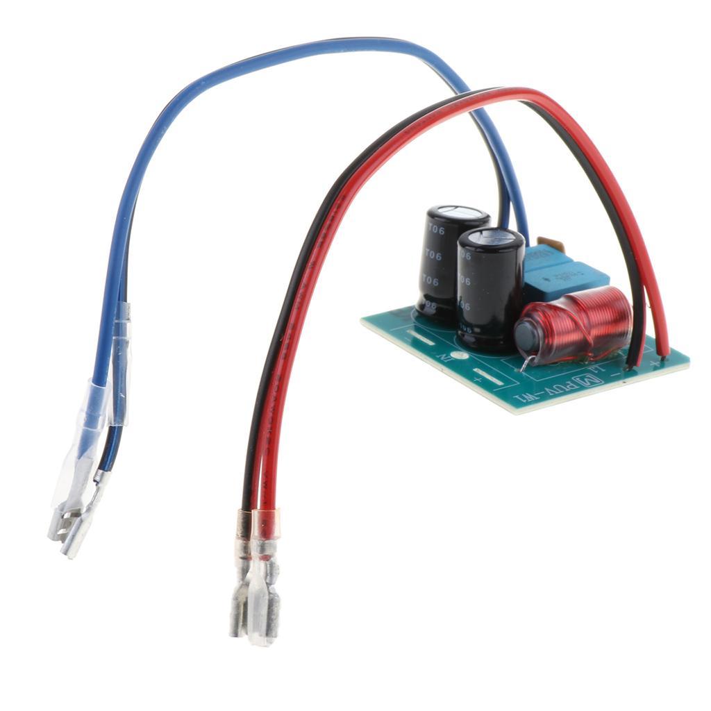 2X 2 Way Audio Speaker Frequency Divider Module Treble Bass