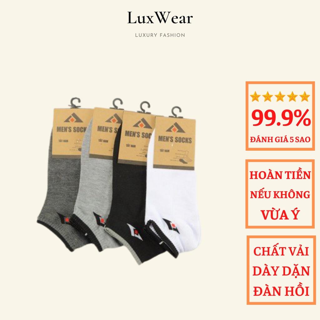 Combo 2 Đôi Tất Vớ Cổ Ngắn Nam Cao Cấp , Chất Liệu Cotton, Khử Mùi, Bền Đẹp