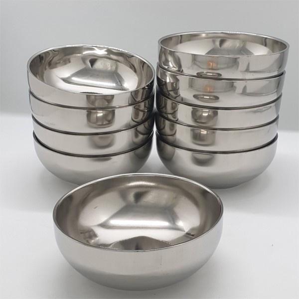 Bát Inox 2 Lớp Chơn Cách Nhiệt đủ kích cỡ